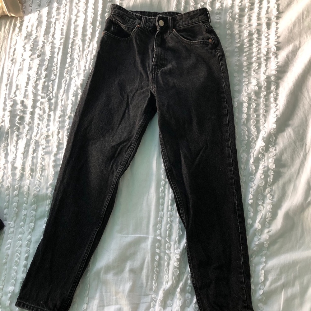 Black Zara Mom Jeans